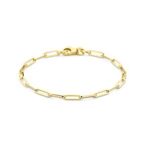 armband paperclip vierkante buis 3,0 mm 18 cm