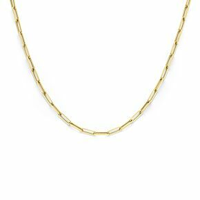 collier trombone tube carré 3,0 mm 45 cm