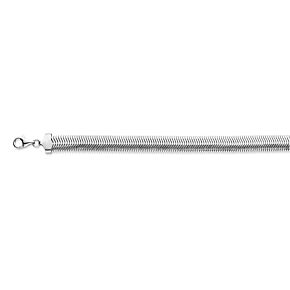 collier slang plat (bol) 10 mm 43 cm