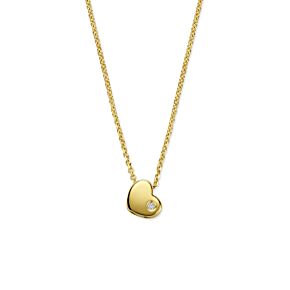 collier hartje lab grown diamant 0.01ct g vs 36 - 38 - 40 cm