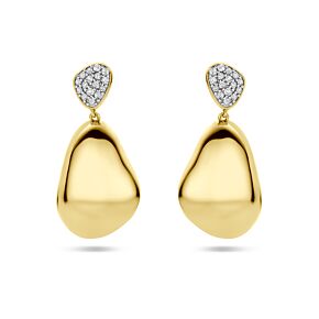 oorhangers diamant 0.20ct (2x 0.10ct) h si 27 mm
