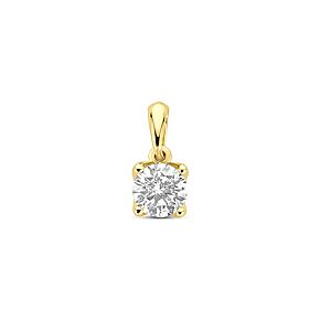 hanger lab grown diamant 0.50ct h si 10 mm