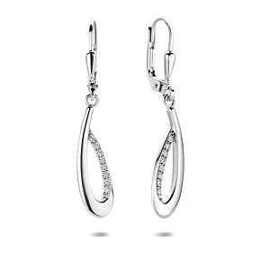 oorhangers zirkonia brisur haak 35 mm