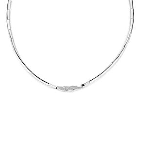 collier zircon 7 mm  42 + 3 cm
