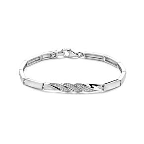 armband zirkonia 5,7 mm 18,5 cm