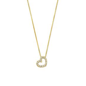 collier hartje lab grown diamant 0.08ct g vs 40 + 2 + 2 cm