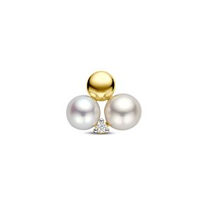 hanger parels en diamant 0.02ct h si 11 mm
