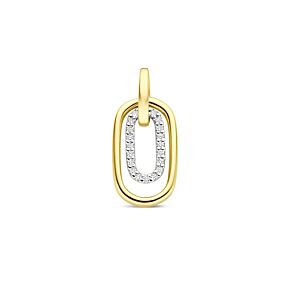 hanger diamant 0.08ct h si 20 mm