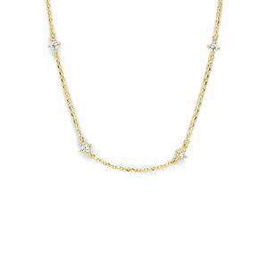 collier zircon 40 - 42 - 44 cm