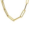 collier paperclip vierkante buis 6,0 mm 45 cm