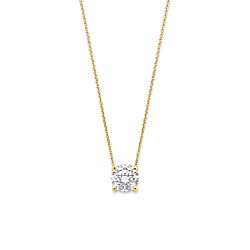 collier lab grown diamant 1.00ct g vs 41 - 43 - 45 cm