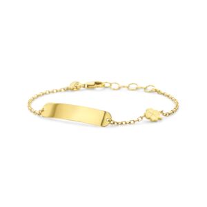 graveerarmband klavertje 11 + 2 cm