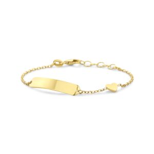 graveerarmband hartje 11 + 2 cm