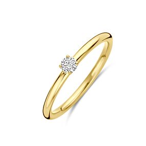 ring diamant 0.10ct h si