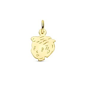 9k boy pendant 12 mm