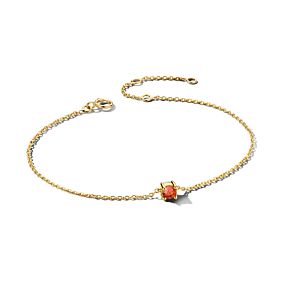 armband met geboortesteen 15,5 - 17 - 18,5 cm