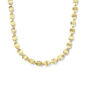 collier ovaaltjes 7,0 mm 45 cm