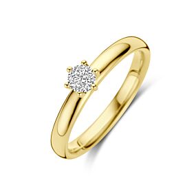 aanzoeksring diamant 0.25ct h si