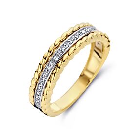 ring diamant 0.14ct h si