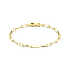 armband paperclip vierkante buis 3,0 mm 18 cm