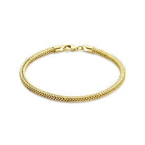 armband vossestaart massief 3,5 mm 19 cm