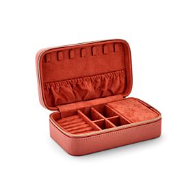 Sieradenbox soft peach velvet 183 x 113 x 60 mm