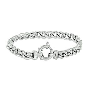 armband gourmette 7,5 mm 19 cm met groot springslot