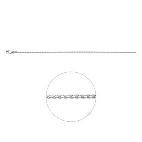 collier maille forçat plaqué diamant 1,1 mm