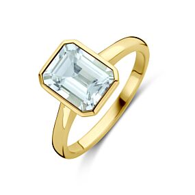 bague aigue-marine