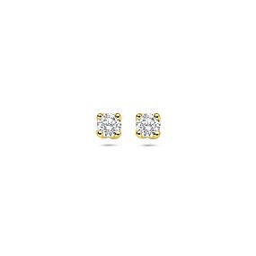 boucles d'oreille clous diamant de culture 0.20ct. (2x 0.10ct) h si 3,25 mm