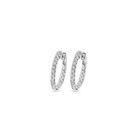 klapoorringen lab grown diamant 0.46ct (2x 0.23ct) h si