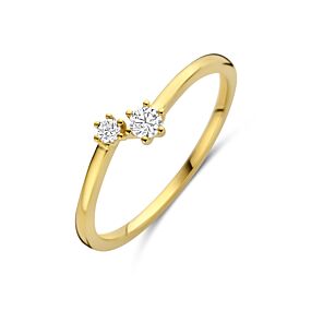 ring diamant 0.11ct h si