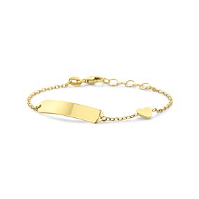 graveerarmband hartje 11 + 2 cm