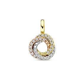 hanger diamant 0.13ct h si 14 mm