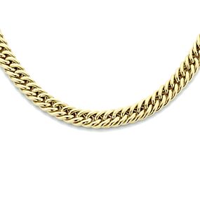 collier gourmette 5,8 mm 45 cm met groot springslot