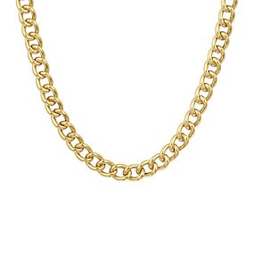 collier gourmette 6,0 mm 45 cm met groot springslot