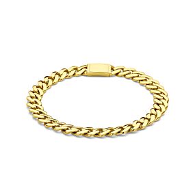 armband gourmette massief 7,5 mm 20 cm