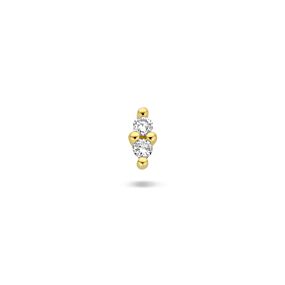 oorknop diamant 0.02ct h p1 per stuk