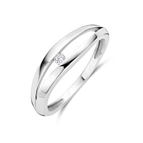 ring lab grown diamant 0.04ct f vs