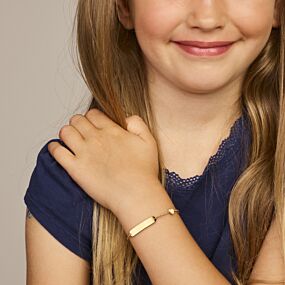 graveerarmband hartje 11 + 2 cm