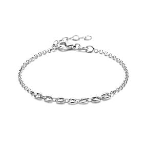armband koffieboon 3,7 mm 16 + 3 cm