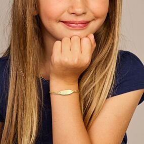 9k graveerarmband plaat 6,0 mm