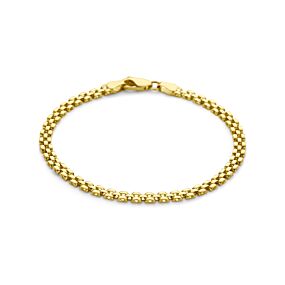 9k armband panter 3,5 mm 18,5 cm