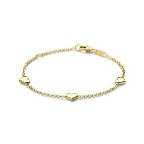 armband hartjes 11 - 13 cm