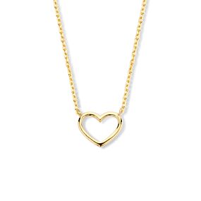9k collier cœurs 40 - 42 - 44 cm