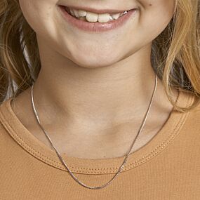 collier gourmette 4-zijdes geslepen 1,4 mm 36 + 4 cm