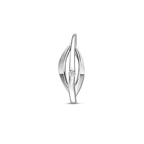 hanger lab grown diamant 0.03ct f vs 21 mm