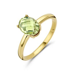 ring groen amethist