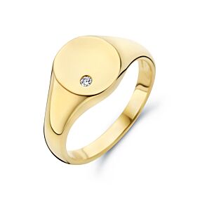 graveerring rond diamant 0.02ct h si
