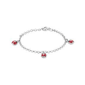 armband lieveheersbeestjes 13 + 3 cm